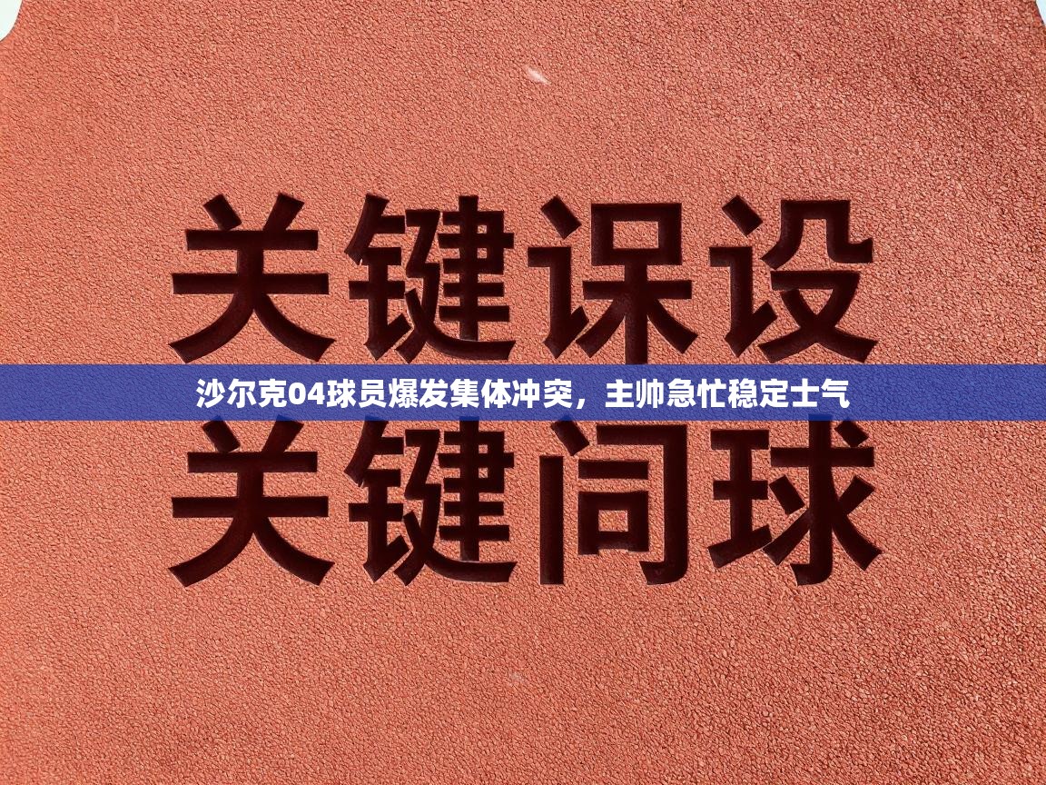 沙尔克04球员爆发集体冲突，主帅急忙稳定士气  第2张